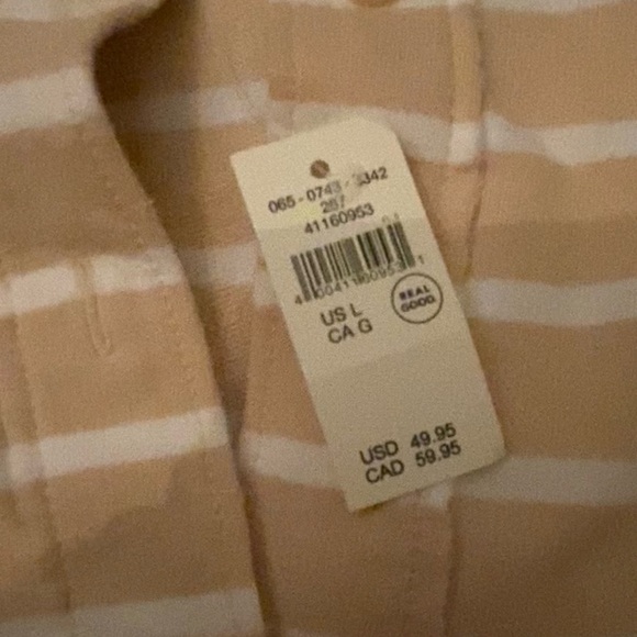 NWT Aerie stripped polo sweatshirt - Picture 5 of 5